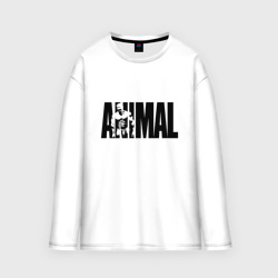 Мужской лонгслив oversize хлопок Animal энимал