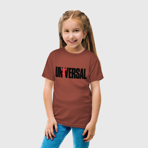 Детская футболка хлопок Animal universal энимал, цвет кирпичный - фото 5