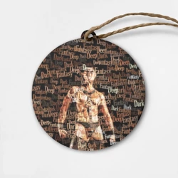 Деревянная игрушка круг Deep Dark Fantasy Darkholme gachi meme