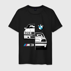 Мужская футболка хлопок BMW M3 E 36 БМВ М3 E 36