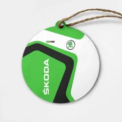 Деревянная игрушка круг Skoda