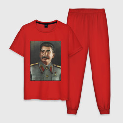 Мужская пижама хлопок Сталин Портрет