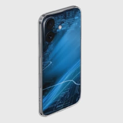 Чехол для iPhone 16 силиконовый с защитой камеры Чертеж - фото 2