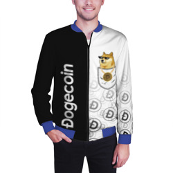 Мужской бомбер 3D Dogecoin Doge Карман - фото 2