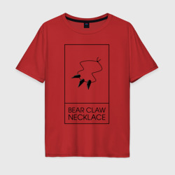 Мужская футболка хлопок Oversize Bear Claw