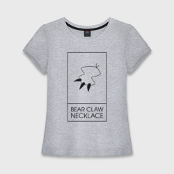 Женская футболка хлопок Slim Bear Claw