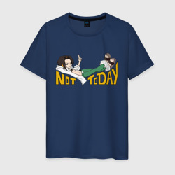 Not Today – Мужская футболка хлопок с принтом купить со скидкой в -20%