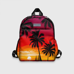 Детский рюкзак 3D Гавайский закат