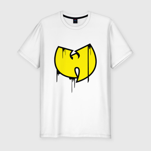 Мужская приталенная футболка из хлопка с принтом Wu-Tang - Shaolin, вид спереди №1