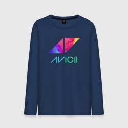 Мужской лонгслив хлопок Avicii Rainbow