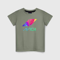 Детская футболка хлопок Avicii Rainbow