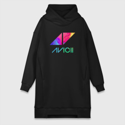 Платье-худи хлопок Avicii Rainbow