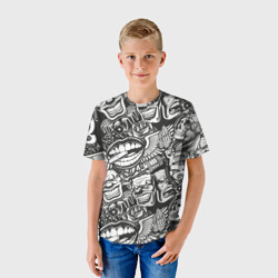 Детская футболка 3D Тату ретро - фото 2