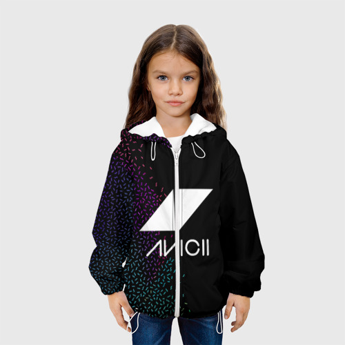 Детская куртка 3D Avicii Rainbow style, цвет белый - фото 4