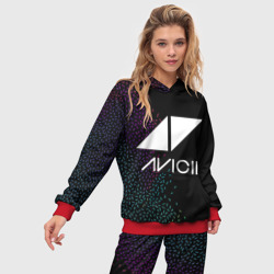 Женский костюм с толстовкой 3D Avicii Rainbow style - фото 2