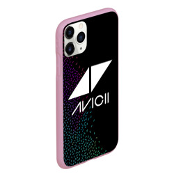 Чехол для iPhone 11 Pro Max матовый Avicii Rainbow style - фото 2