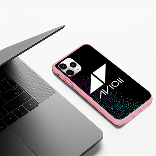 Чехол для iPhone 11 Pro Max матовый с принтом AVICII | RAIBOW STYLE, фото #5