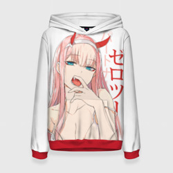 Женская толстовка 3D Darling in the Franxx Zero Two