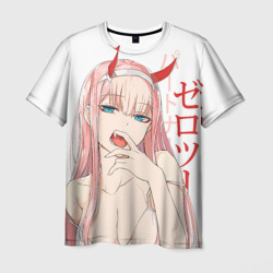Мужская футболка 3D Darling in the Franxx Zero Two