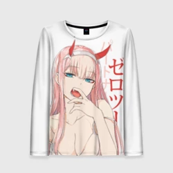 Женский лонгслив 3D Darling in the Franxx Zero Two