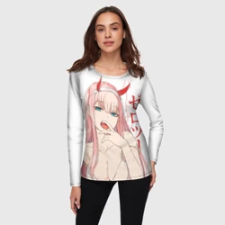 Женский лонгслив 3D Darling in the Franxx Zero Two - фото 2