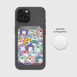 Картхолдер Magsafe магнитный Пингвины - фото 2