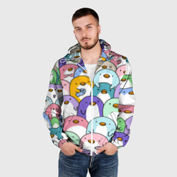 Мужская ветровка 3D Пингвины - фото 2