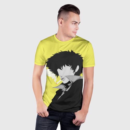 Мужская футболка 3D Slim Cowboy Bebop. Спайк Шпигель, цвет 3D печать - фото 3