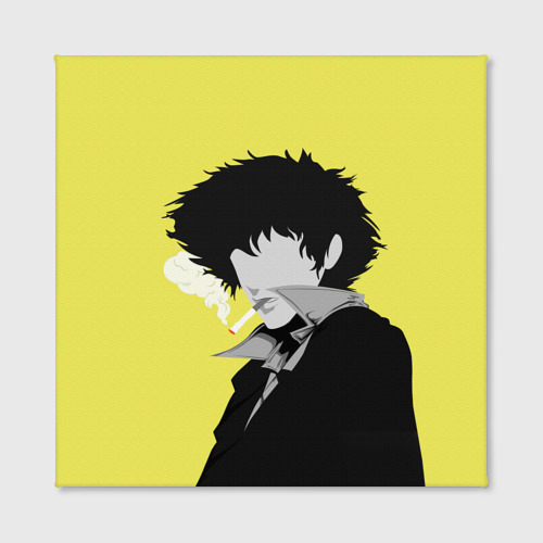 Холст квадратный Cowboy Bebop. Спайк Шпигель, цвет 3D печать - фото 2