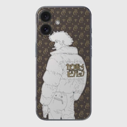 Чехол для iPhone 16 силиконовый с защитой камеры Cowboy Bebop fashion