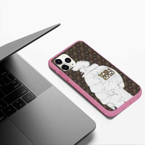 Чехол для iPhone 11 Pro Max матовый Cowboy Bebop fashion, цвет малиновый - фото 5