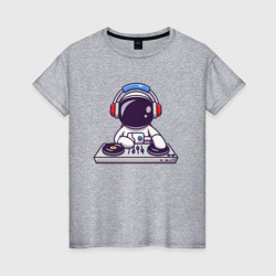 Женская футболка хлопок Диджей DJ