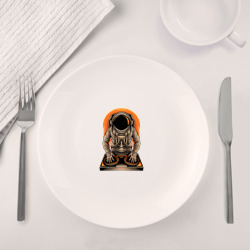 Набор: тарелка + кружка Космонавт диджей - cosmo DJ - фото 2