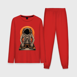 Мужская пижама с лонгсливом хлопок Космонавт диджей - cosmo DJ