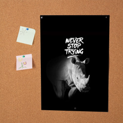 Постер Nnever stop trying - фото 2