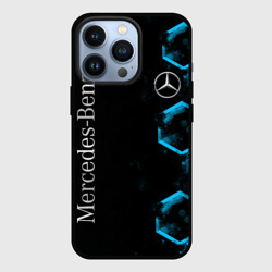 Чехол для iPhone 13 Pro Mercedes Мерседес Неон