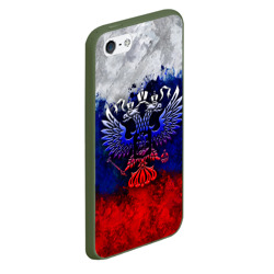 Чехол для iPhone 5/5S матовый Россия Russia Герб - фото 2