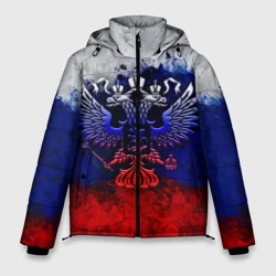 Мужская зимняя куртка 3D Россия Russia Герб