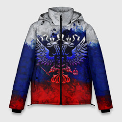Мужская зимняя куртка 3D Россия Russia Герб