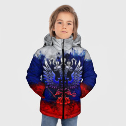 Зимняя куртка для мальчиков 3D Россия Russia Герб - фото 2