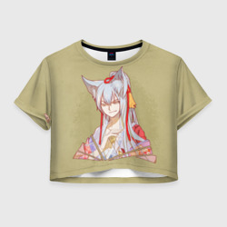 Женская футболка Crop-top 3D Tomoe