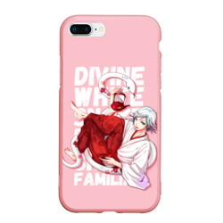 Чехол для iPhone 7Plus/8 Plus матовый Divine white snake