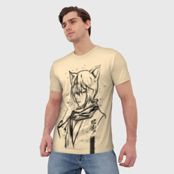 Мужская футболка 3D Kitsune Tomoe - фото 2