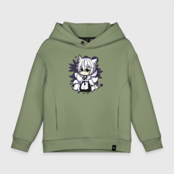 Детское худи Oversize хлопок Kitsune Chibi