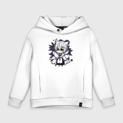 Детское худи Oversize хлопок Kitsune Chibi