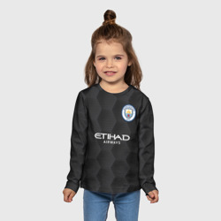 Детский лонгслив 3D Manchester City Home Goalkeeper 2021-22 - фото 2