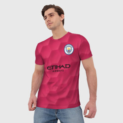 Мужская футболка 3D Manchester City - Goalkeeper - фото 2