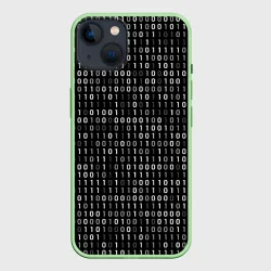 Чехол для iPhone 14 Двоичный код программист