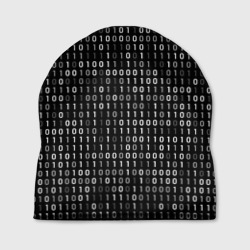 Шапка 3D Двоичный код программист