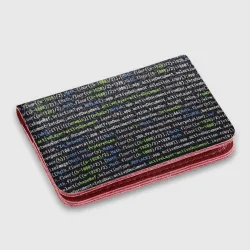 Картхолдер с принтом Javascript программист